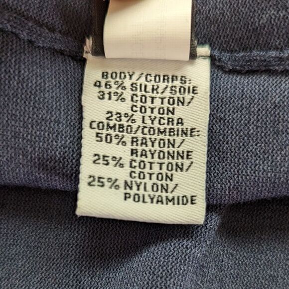 Diane Von Furstenberg Kivel Lace Silk Dress in Marine Blue Black, sz M EUC - Picture 13 of 14